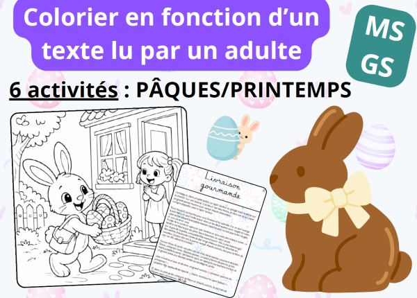 Apercu 6 histoires fiche jeu je lis tu colories ms gs