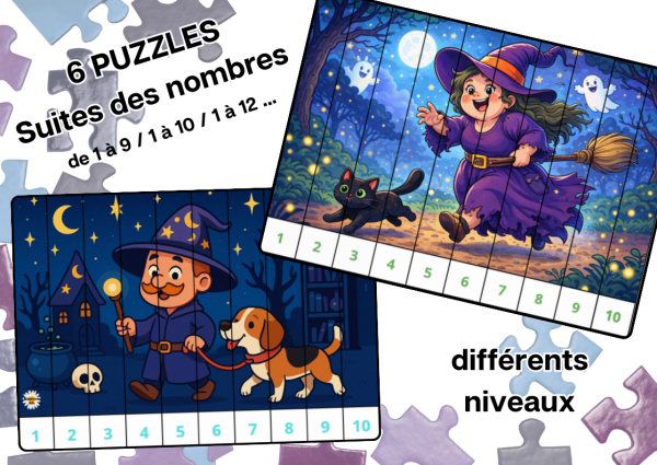 Apercu Atelier jeu 6 puzzles nombres MS GS