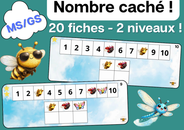 Apercu Atelier jeu Suite de nombres MS GS 20 bandes differenciees