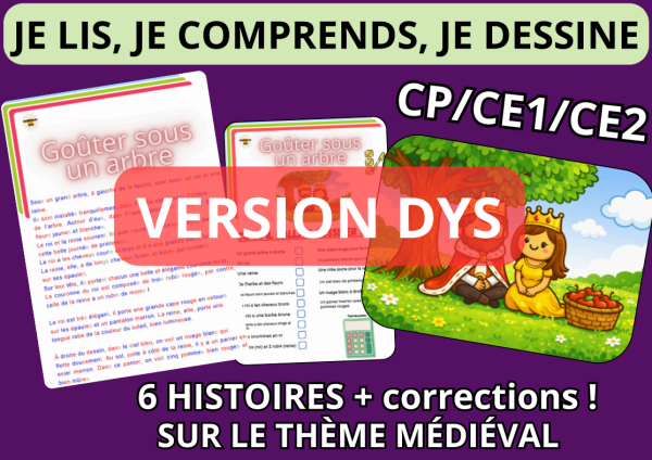 Apercu DYS je lis je comprends medieval