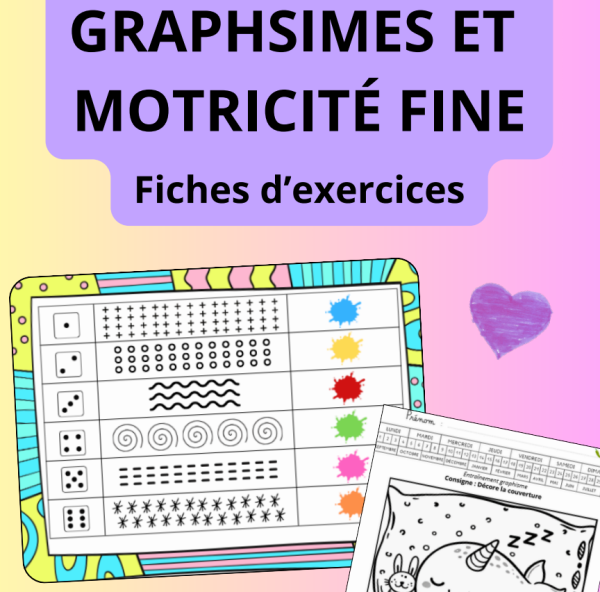 Apercu Fiches exercices graphismes MS GS