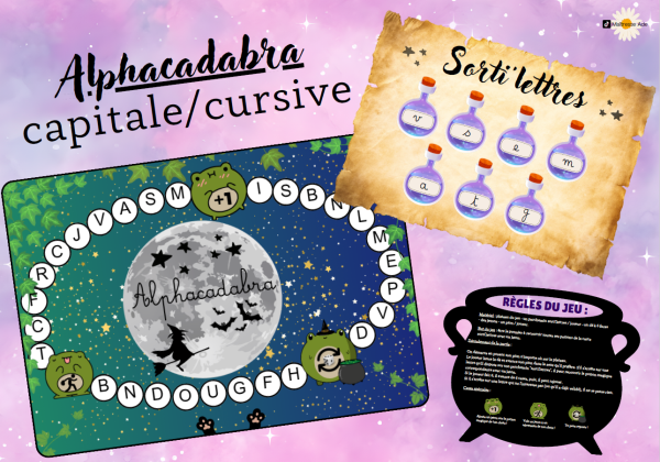 Apercu Jeu de plateau GS CP capitale cursive