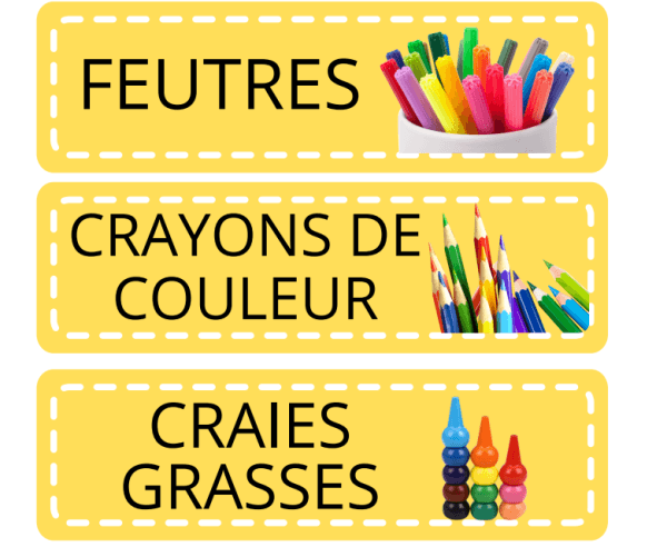 Apercu etiquettes meubles