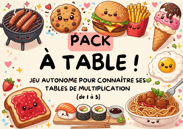 Pack multiplication 1 a 5