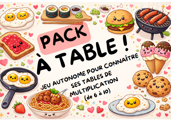 Pack multiplication 6 a 10