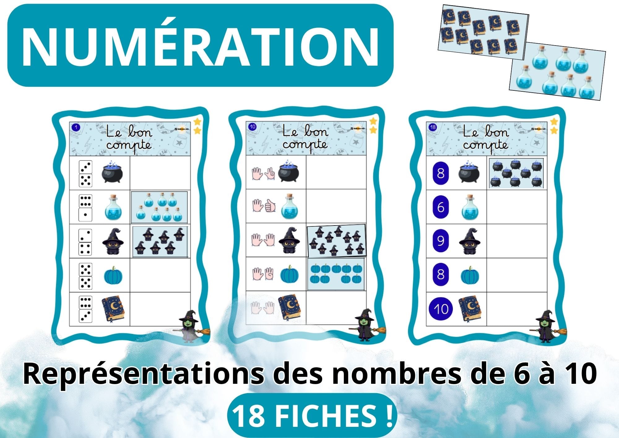 Aperçu GS Le bon compte 6 à 10 dénombrement