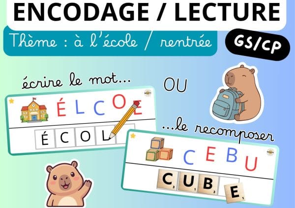 Aperçu lettres mêlées mots dans l'ordre