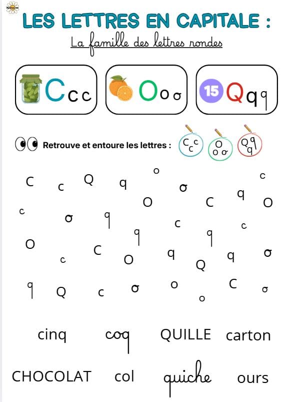 page écriture 1