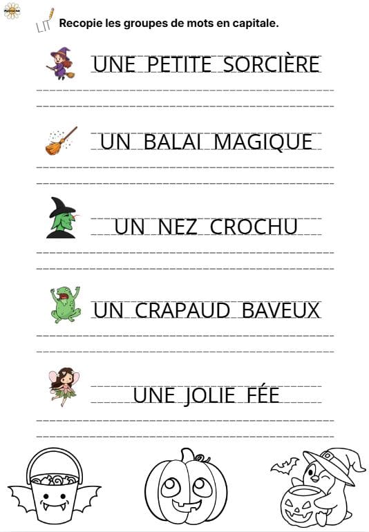 page écriture 3