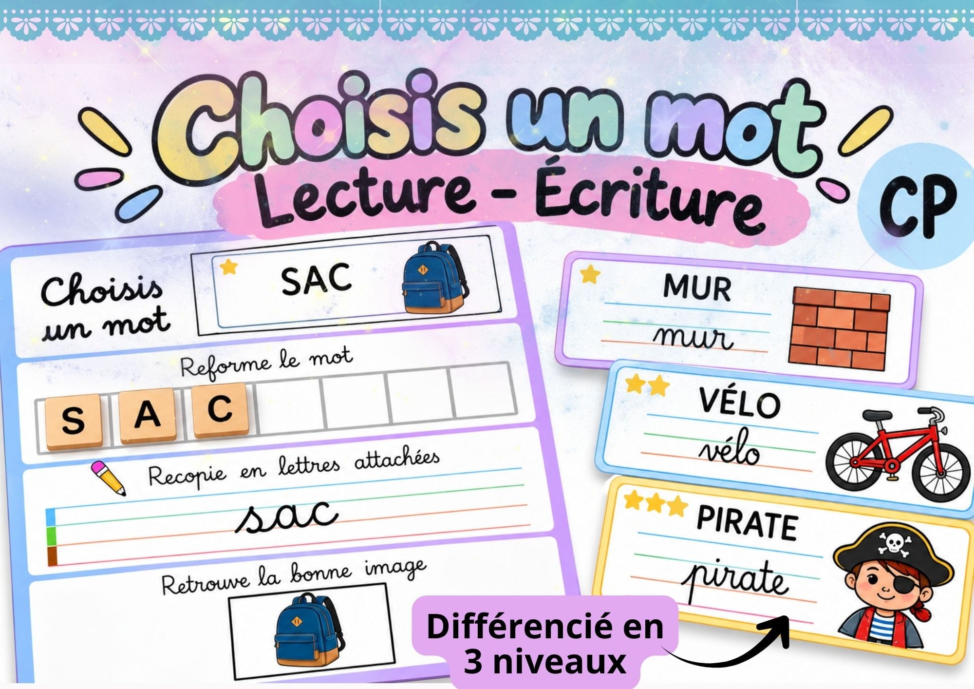 Aperçu écriture de mots CP