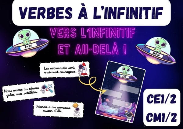Aperçu vers l'infinitif et au delà ! VERBES À L’INFINITIF