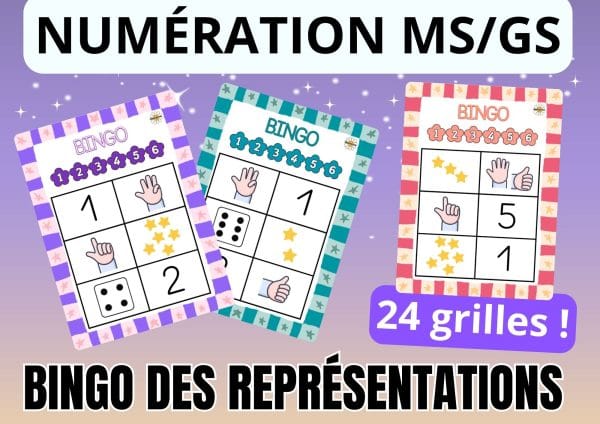 Copie de Aperçu Memory maudit Représentations des nombres MS GS 0 à 10 Halloween sorcières